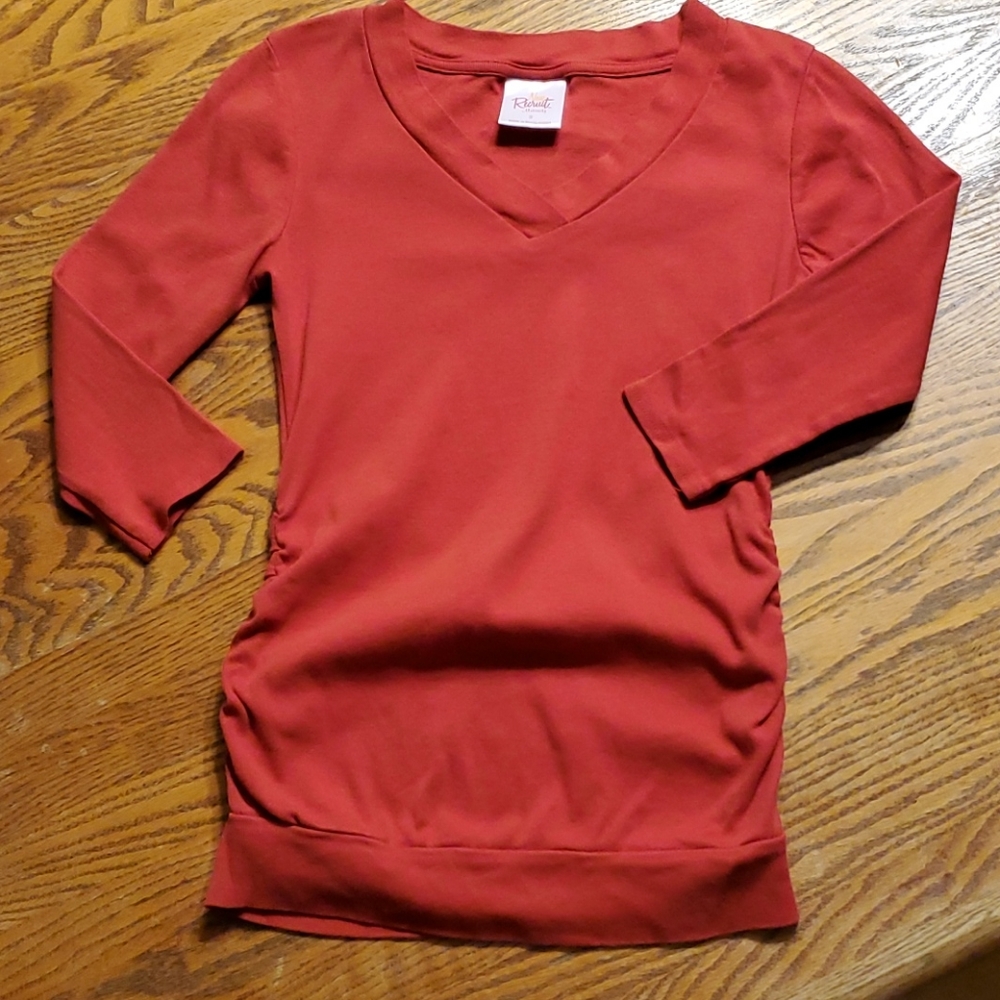 Red Maternity Top New Recuit Small